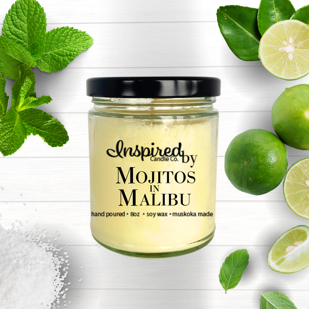 INSPIREDby Mojitos in Malibu Candle