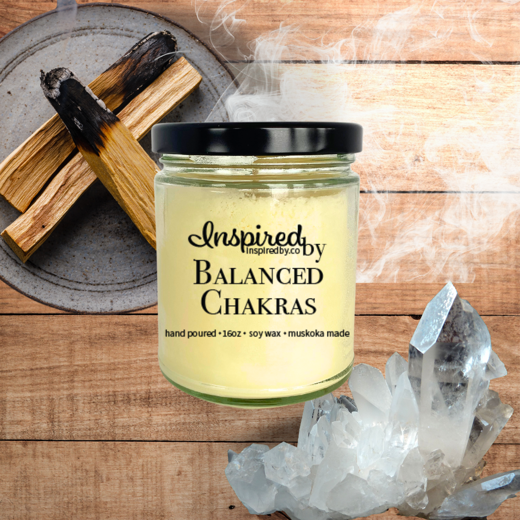 INSPIREDby Balanced Chakras Candle